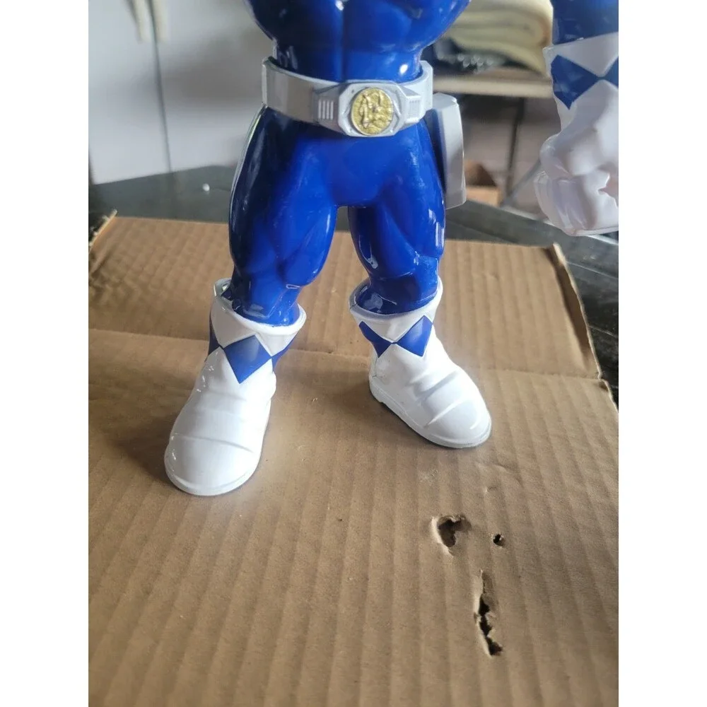 Blue Power Ranger Action Figure SCG size is 9.5” Tall